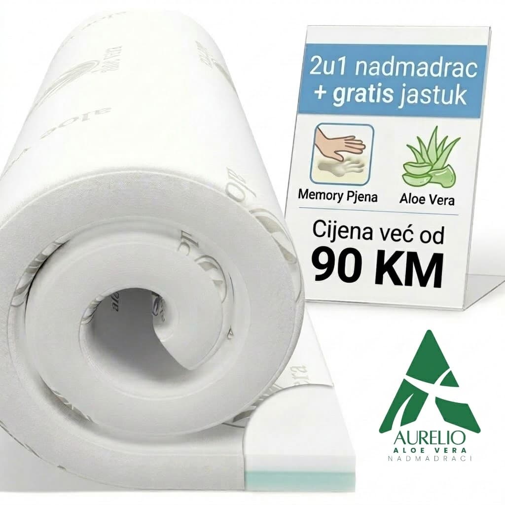 Nadmadrac MEMORY 8+1 + 1X Jastuk